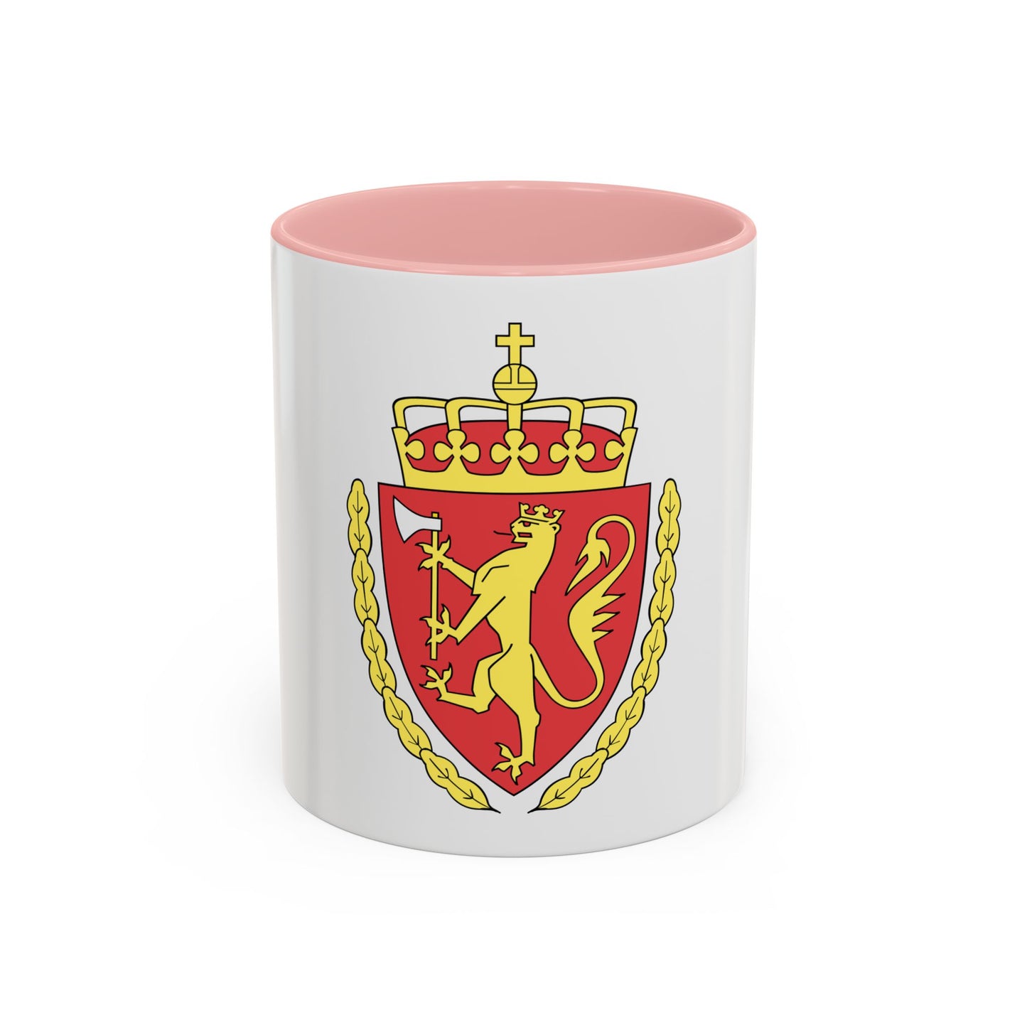Coat of arms of the Norwegian Customs Service - Accent Coffee Mug