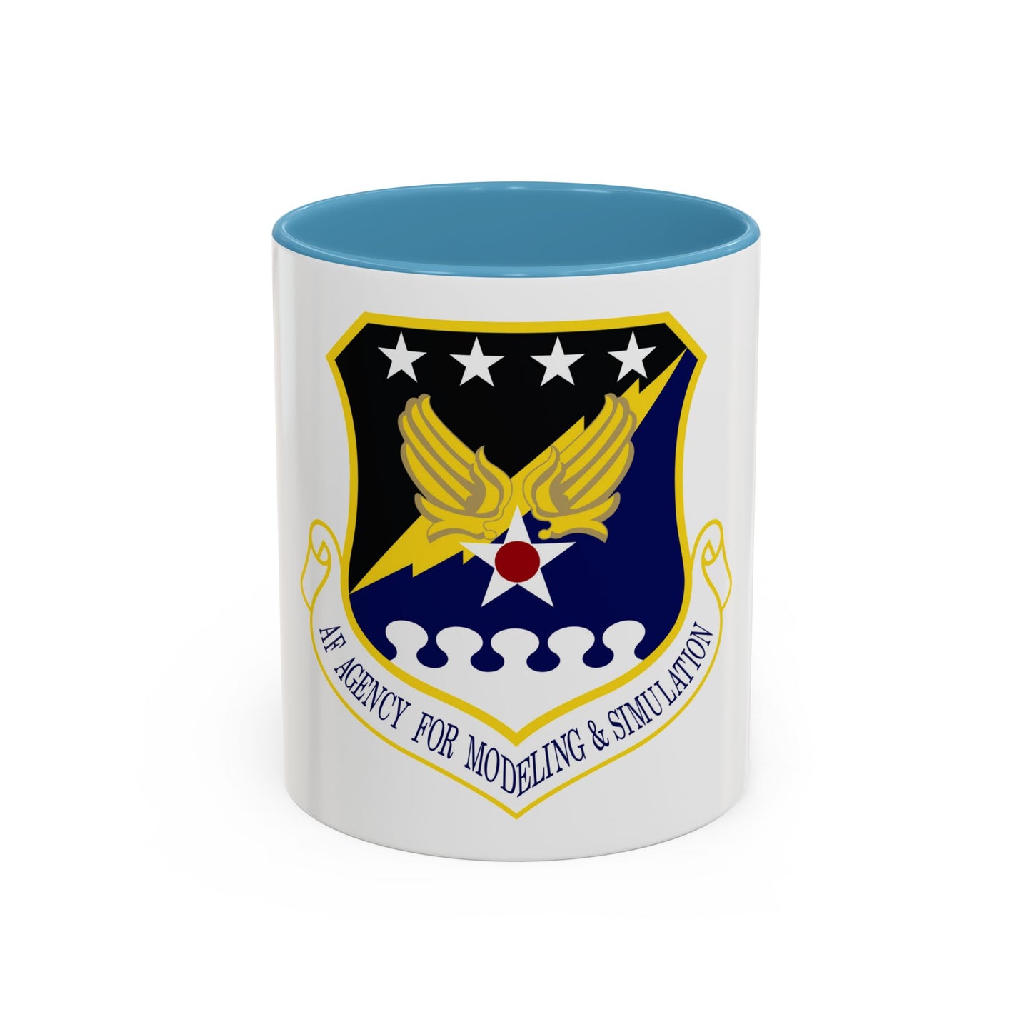 Air Force Agency for Modeling and Simulation (U.S. Air Force) Accent Coffee Mug
