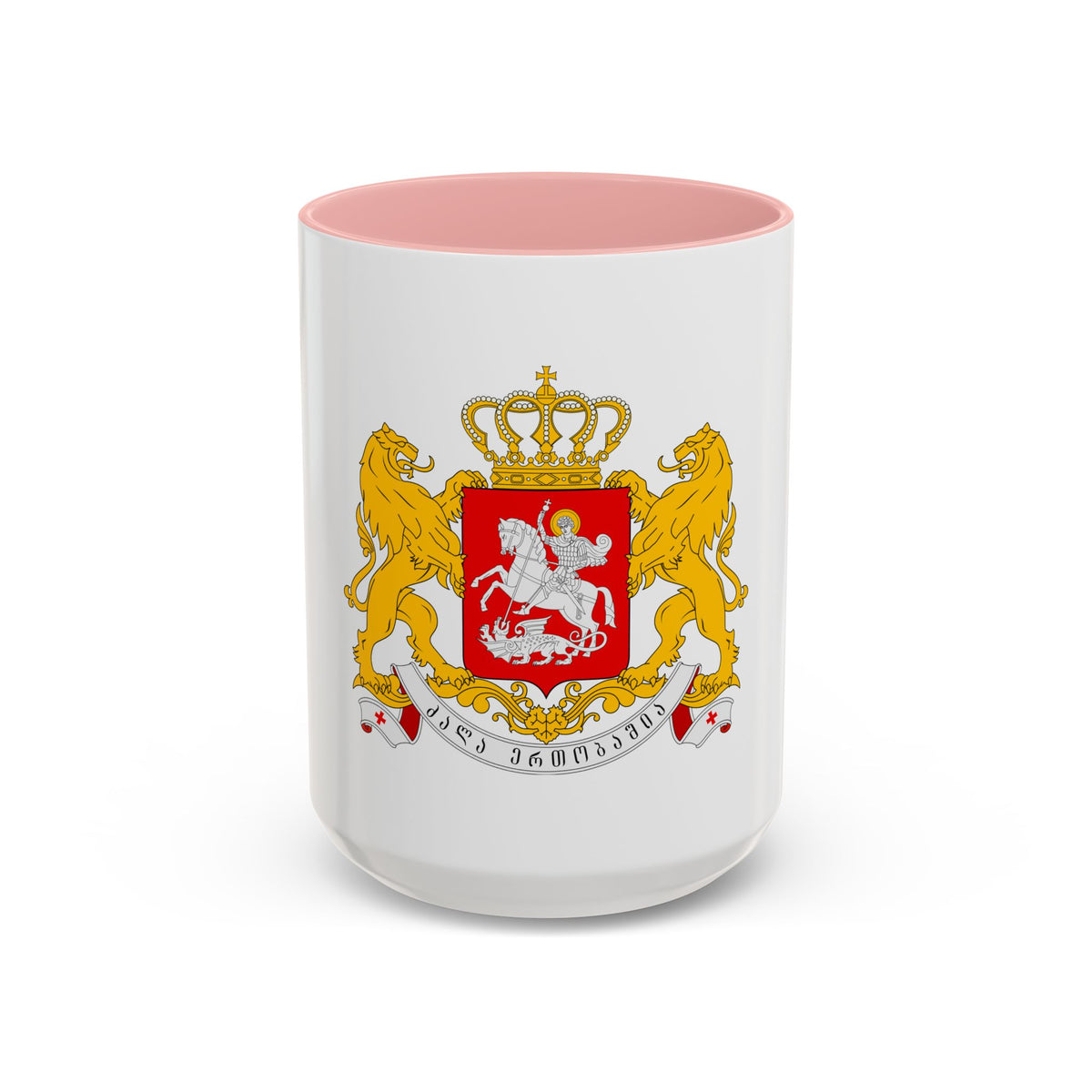 Greater coat of arms of Georgia - Accent Coffee Mug