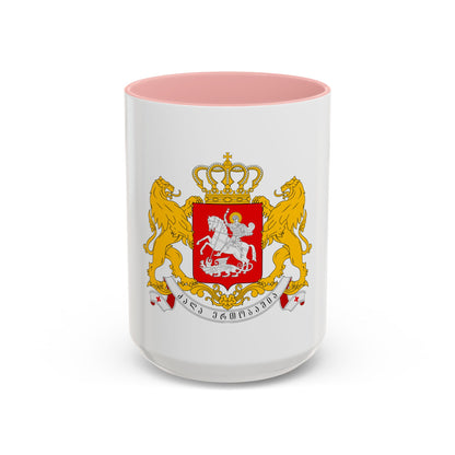 Greater coat of arms of Georgia - Accent Coffee Mug