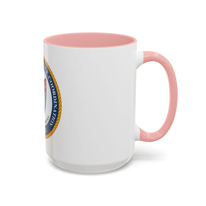 USCG Intelligence Coordination Ctr (U.S. Coast Guard) Accent Coffee Mug