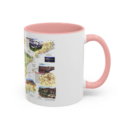 Spain and Portugal - A Traveller's Map (1998) (Map) Accent Coffee Mug