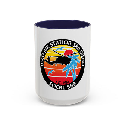 USCG Sector San Diego SOCAL SAR (U.S. Coast Guard) Accent Coffee Mug