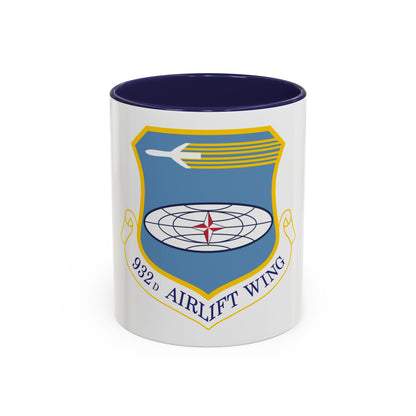 932 Airlift Wing AFRC (U.S. Air Force) Accent Coffee Mug