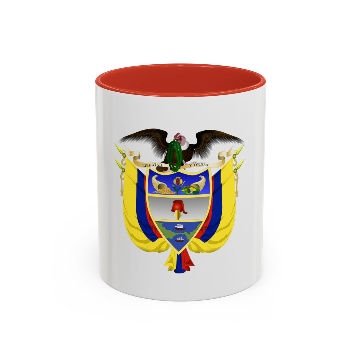 Coat of arms of Colombia 5 - Accent Coffee Mug