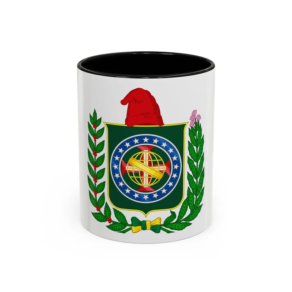 Republican Convention Brazil Emblem - Accent Coffee Mug-11oz-Black-Go Mug Yourself