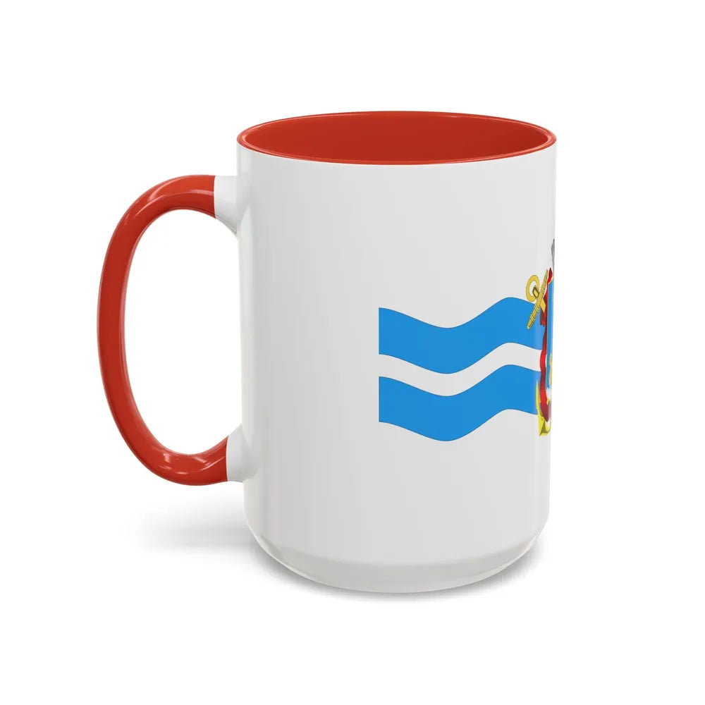 Flag of Mykolaiv Ukraine - Accent Coffee Mug-Go Mug Yourself