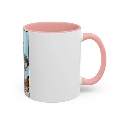 The Knight of Cups (Tarot Card) Accent Coffee Mug-Go Mug Yourself