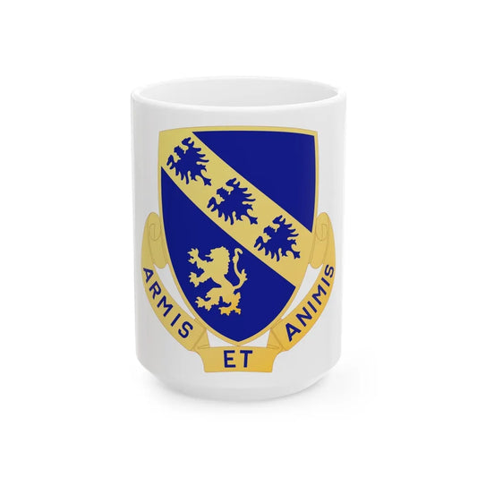 317th Infantry Regiment (U.S. Army) White Coffee Mug-15oz-Go Mug Yourself