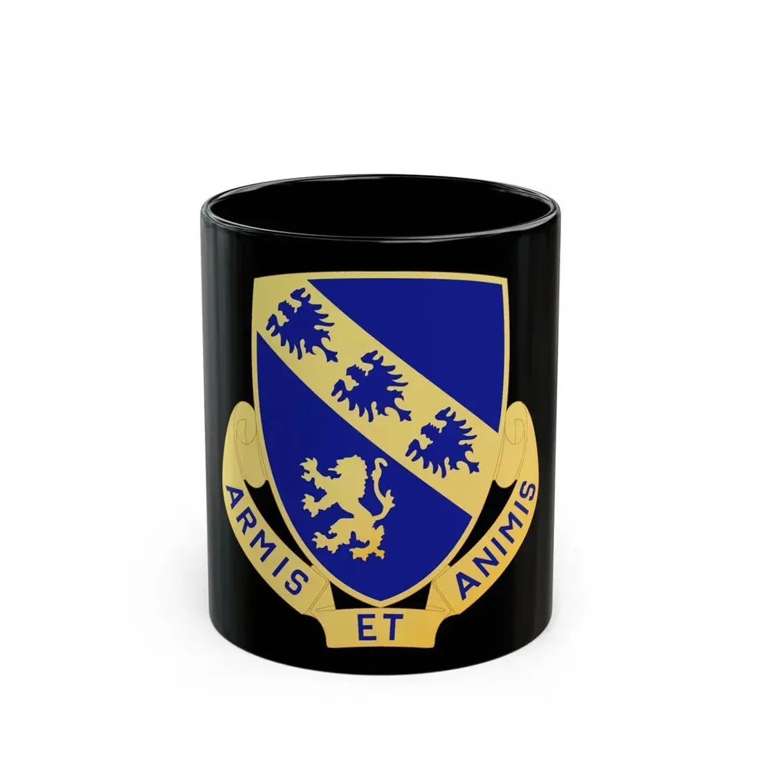 317th Infantry Regiment (U.S. Army) Black Coffee Mug 11oz - Go Mug Yourself