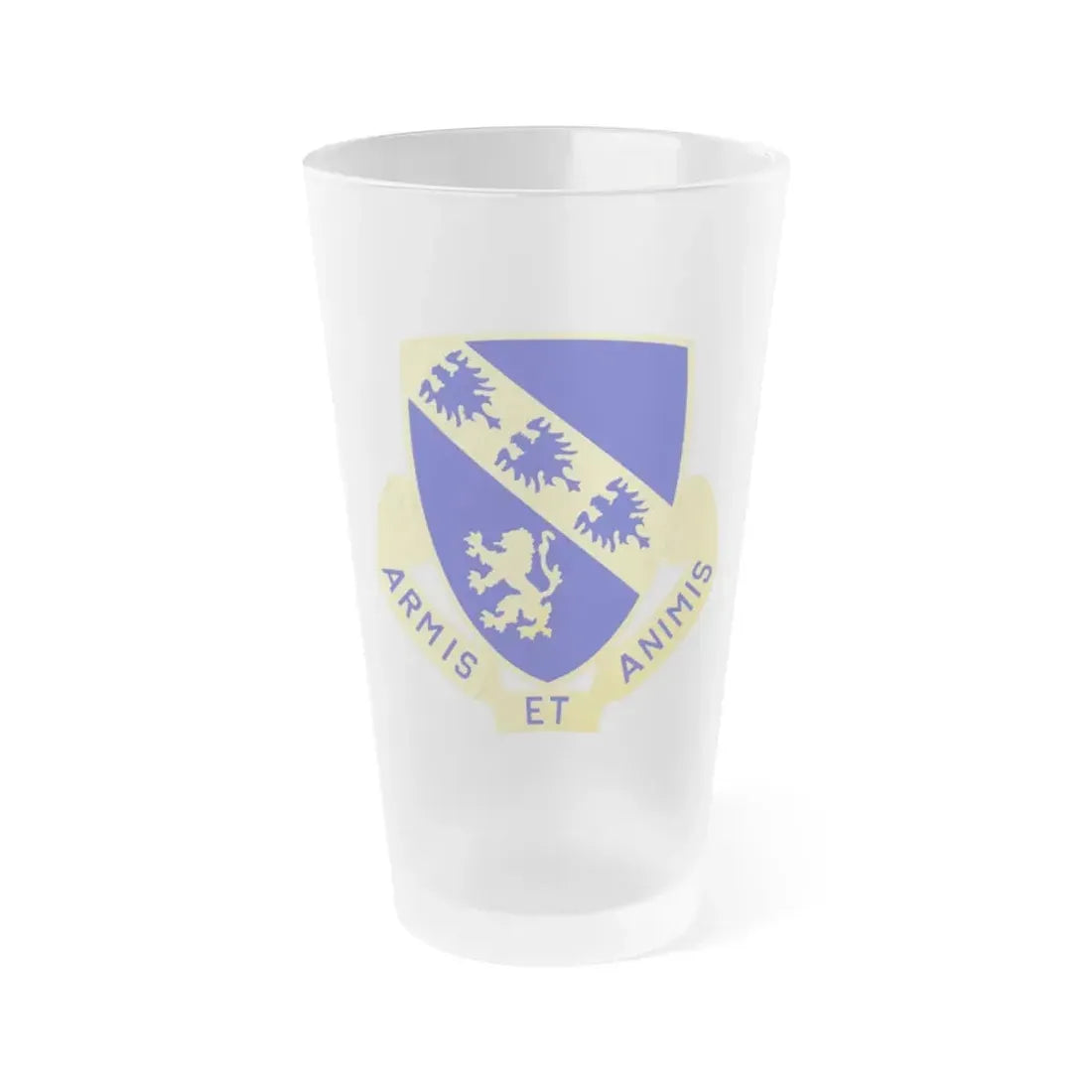317th Infantry Regiment (U.S. Army) Frosted Pint Glass 16oz Default Title - Go Mug Yourself
