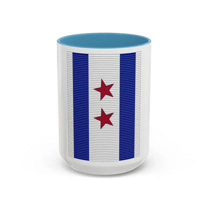 318 Cavalry Regiment (U.S. Army) Accent Coffee Mug 15oz Light Blue - Go Mug Yourself