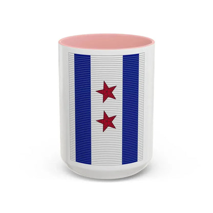 318 Cavalry Regiment (U.S. Army) Accent Coffee Mug 15oz Pink - Go Mug Yourself