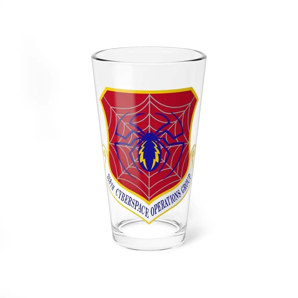 318 Cyberspace Operations Group ACC (U.S. Air Force) Pint Glass 16oz-16oz-Go Mug Yourself