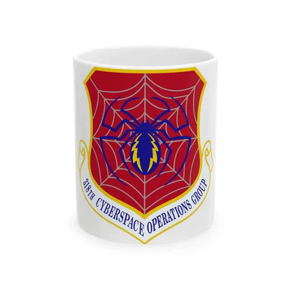 318 Cyberspace Operations Group ACC (U.S. Air Force) White Coffee Mug 11oz - Go Mug Yourself