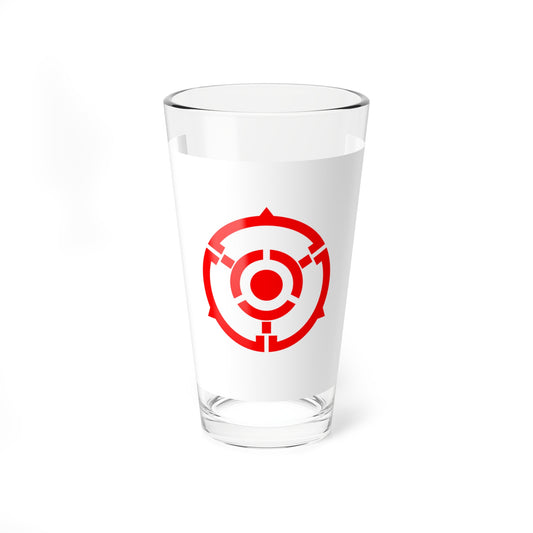 Flag of Hanno Saitama (Japan) Pint Glass 16oz