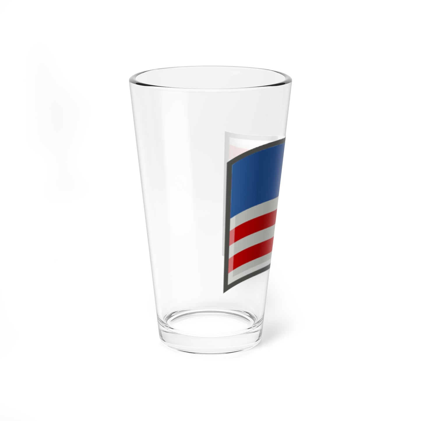 US Flag icon (United States) Pint Glass 16oz