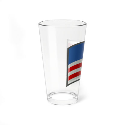 US Flag icon (United States) Pint Glass 16oz