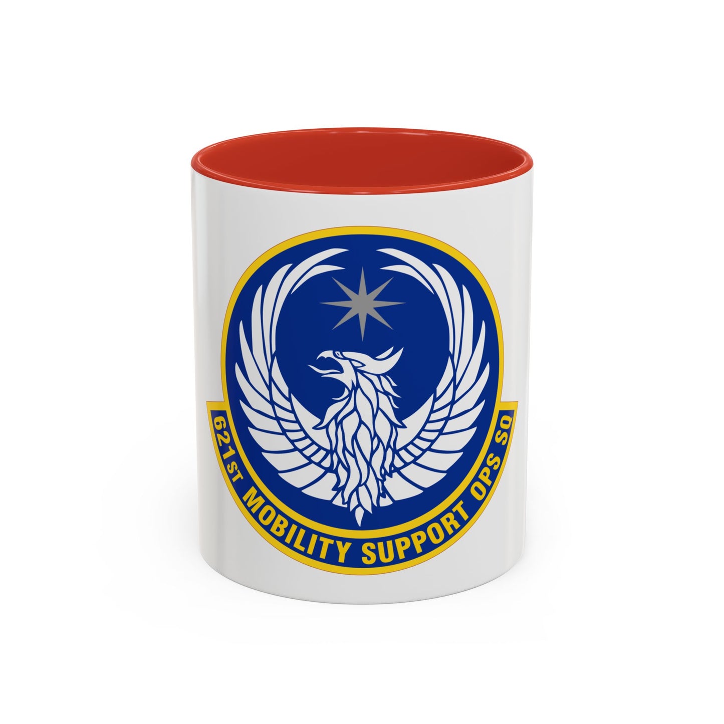 621 Mobility Support Operations Squadron AMC (U.S. Air Force) Accent Coffee Mug