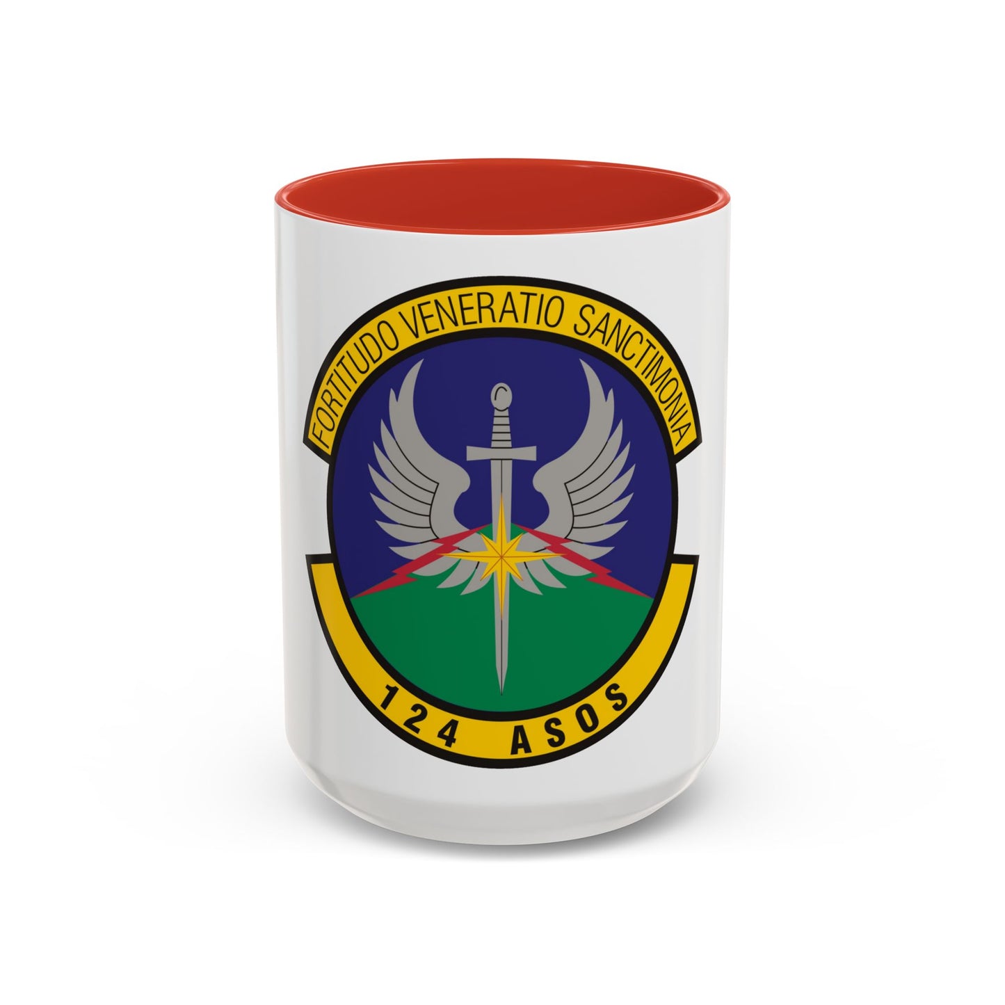 124th Air Support Operations Squadron (U.S. Air Force) Accent Coffee Mug