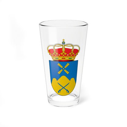 Escudo de Cabezas Rubias (Spain) (Coat of Arms) Pint Glass 16oz