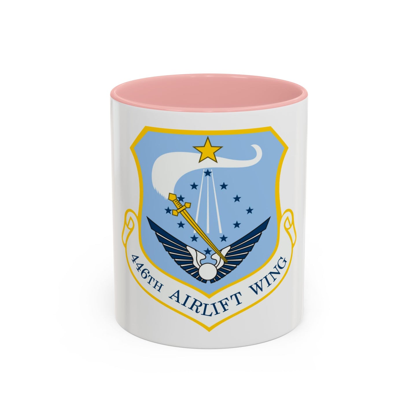 446th Airlift Wing (U.S. Air Force) Accent Coffee Mug