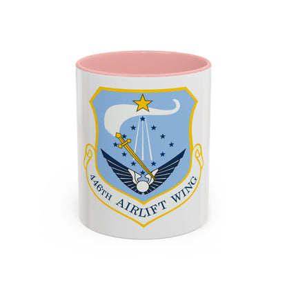 446th Airlift Wing (U.S. Air Force) Accent Coffee Mug