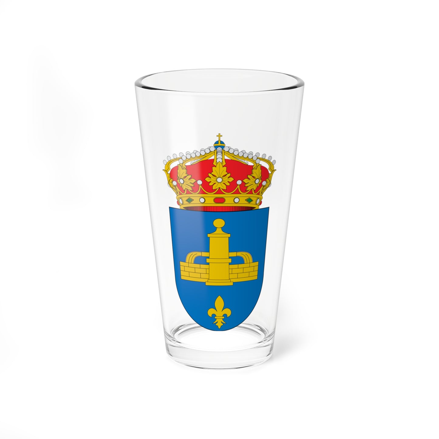 Escudo de Aguaviva (Spain) (Coat of Arms) Pint Glass 16oz