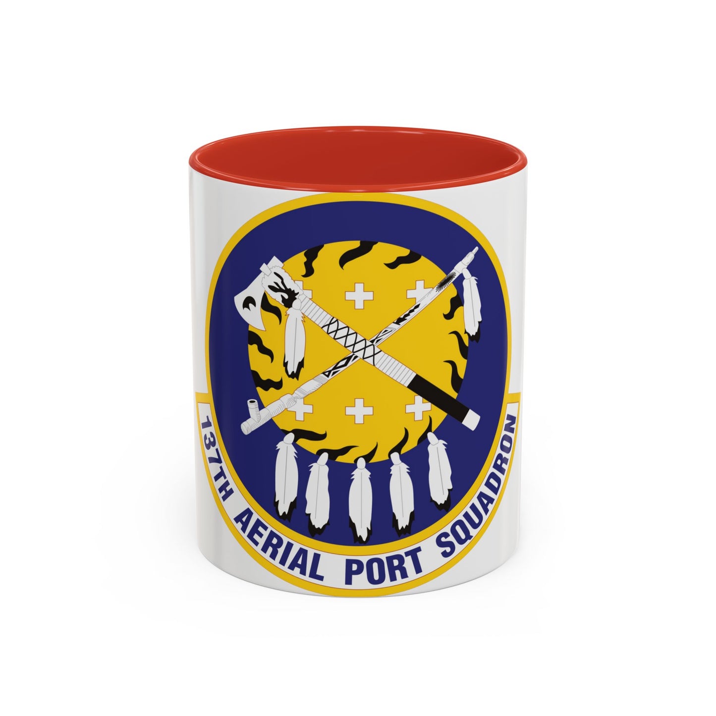 137th Aerial Port Squadron (U.S. Air Force) Accent Coffee Mug