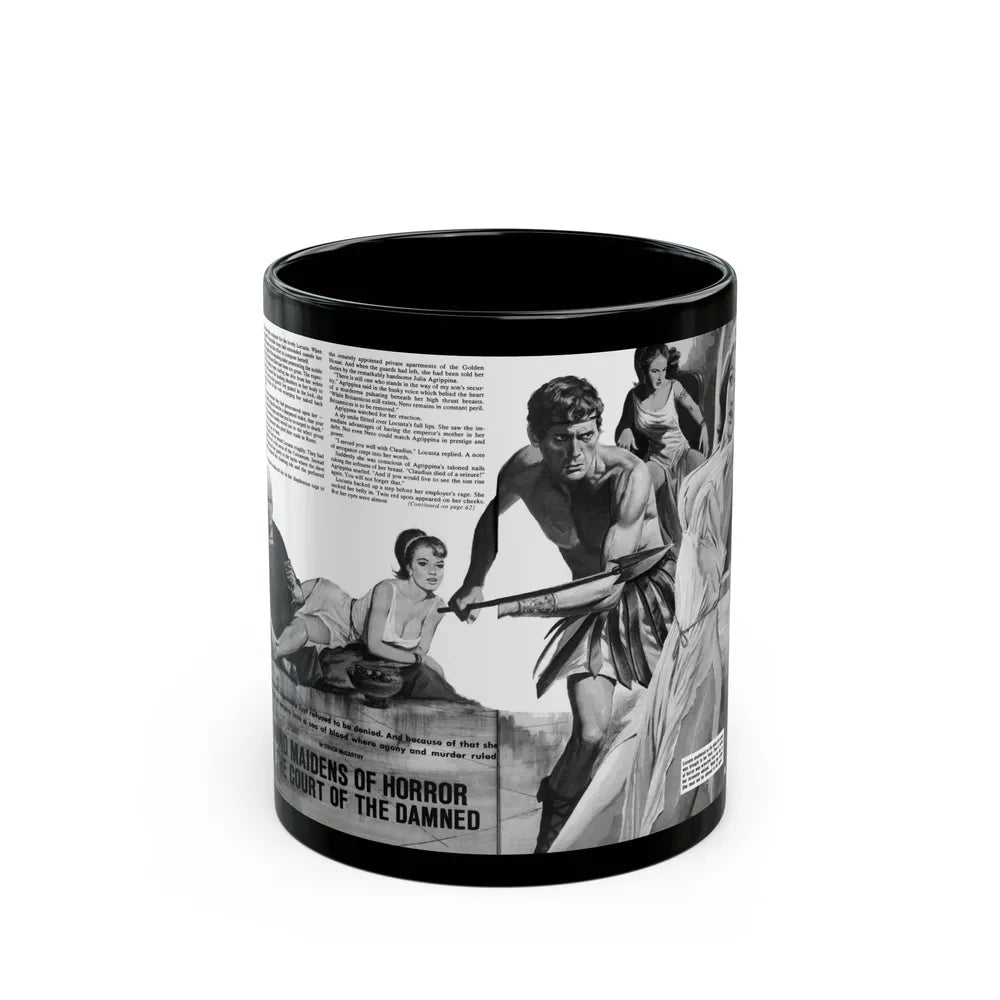 Hand Maidens of Horror in the Court of the Damned, World of Men - Black Coffee Mug-11oz-Go Mug Yourself