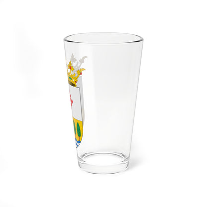 Escudo de Alamillo Ciudad Real (Spain) (Coat of Arms) Pint Glass 16oz