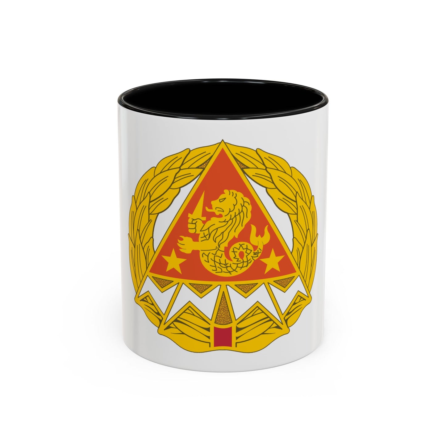 4 Signal Group (U.S. Army) Accent Coffee Mug