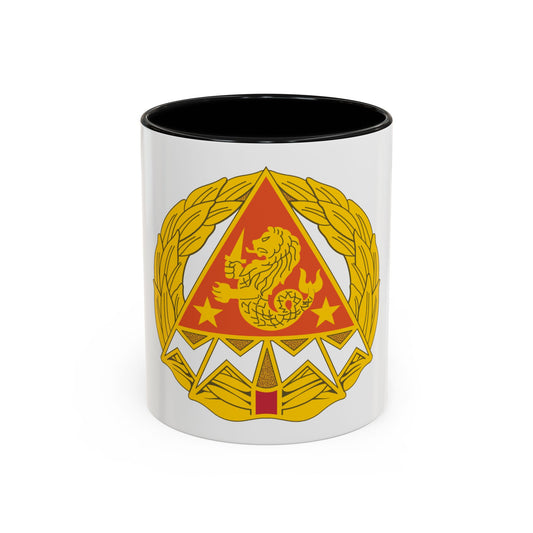 4 Signal Group (U.S. Army) Accent Coffee Mug
