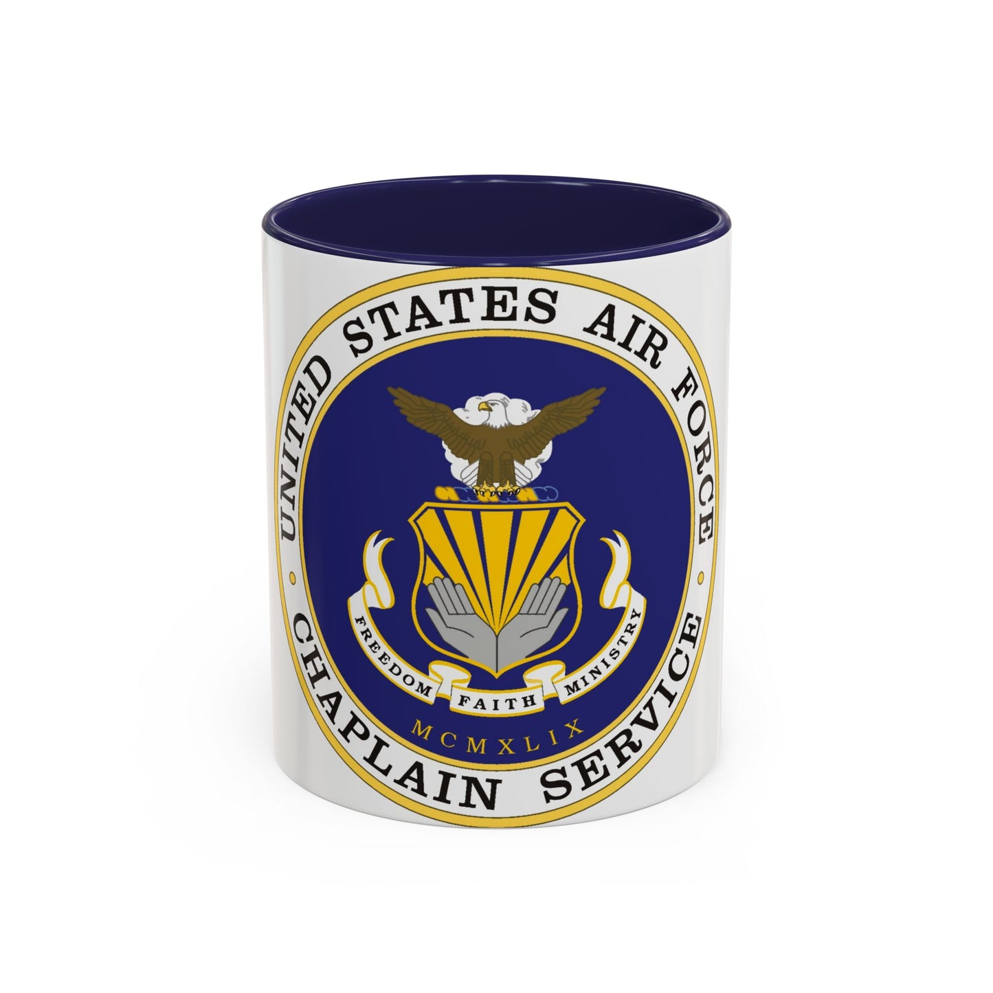 Air Force Chaplain Service (U.S. Air Force) Accent Coffee Mug