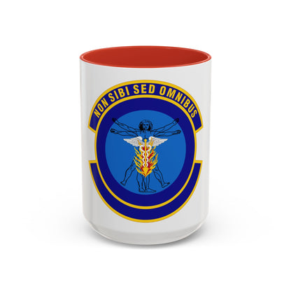97 Operational Medical Readiness Squadron AETC (U.S. Air Force) Accent Coffee Mug