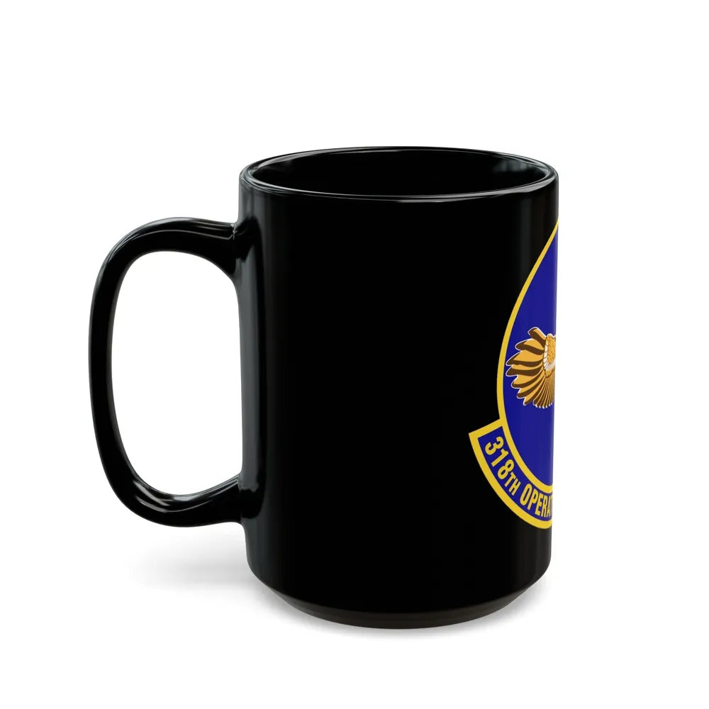 318th Operations Support Squadron (U.S. Air Force) Black Coffee Mug-Go Mug Yourself