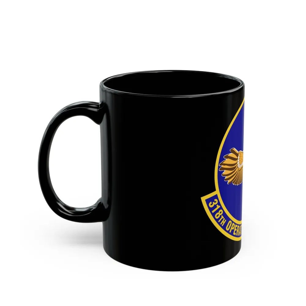 318th Operations Support Squadron (U.S. Air Force) Black Coffee Mug-Go Mug Yourself