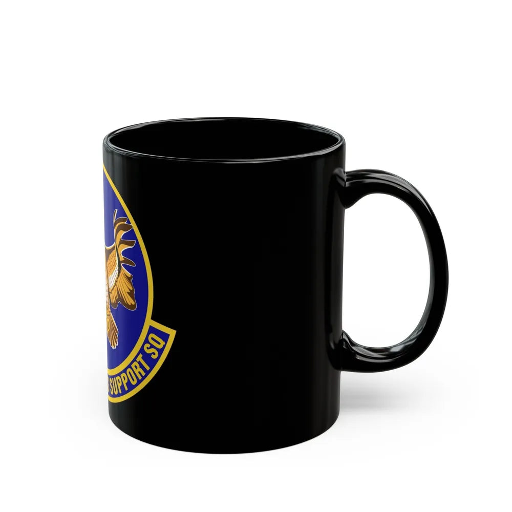 318th Operations Support Squadron (U.S. Air Force) Black Coffee Mug-Go Mug Yourself