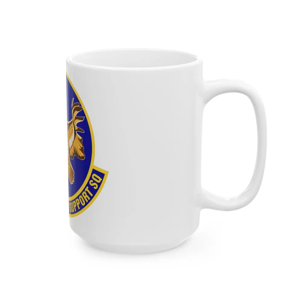 318th Operations Support Squadron (U.S. Air Force) White Coffee Mug-Go Mug Yourself