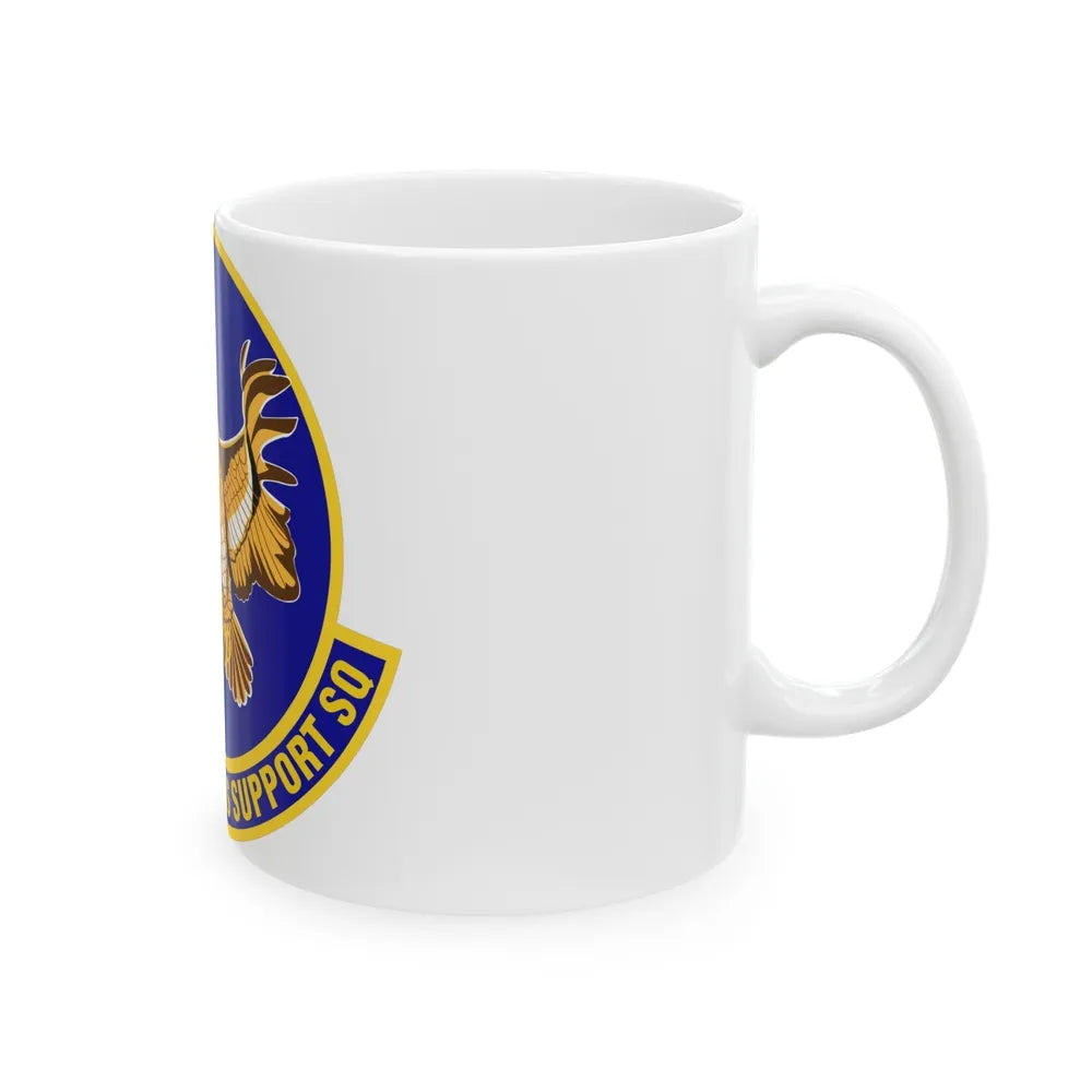 318th Operations Support Squadron (U.S. Air Force) White Coffee Mug-Go Mug Yourself