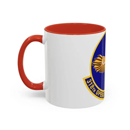 318th Operations Support Squadron (U.S. Air Force) Accent Coffee Mug - Go Mug Yourself