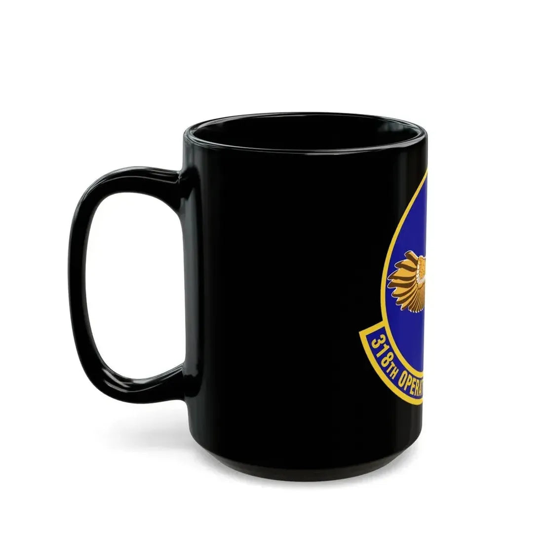 318th Operations Support Squadron (U.S. Air Force) Black Coffee Mug - Go Mug Yourself