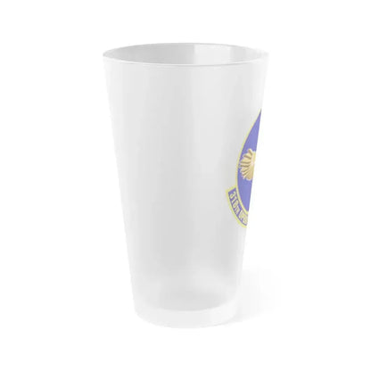 318th Operations Support Squadron (U.S. Air Force) Frosted Pint Glass 16oz - Go Mug Yourself