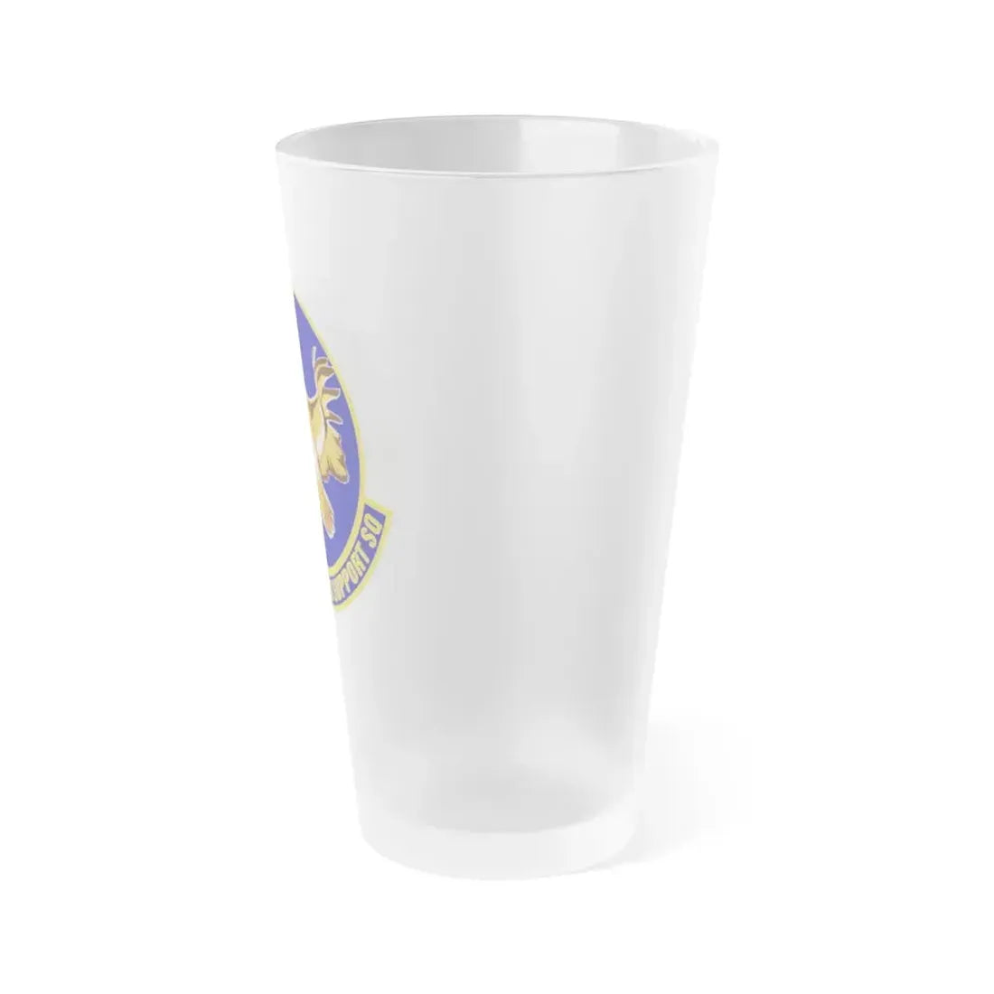 318th Operations Support Squadron (U.S. Air Force) Frosted Pint Glass 16oz - Go Mug Yourself