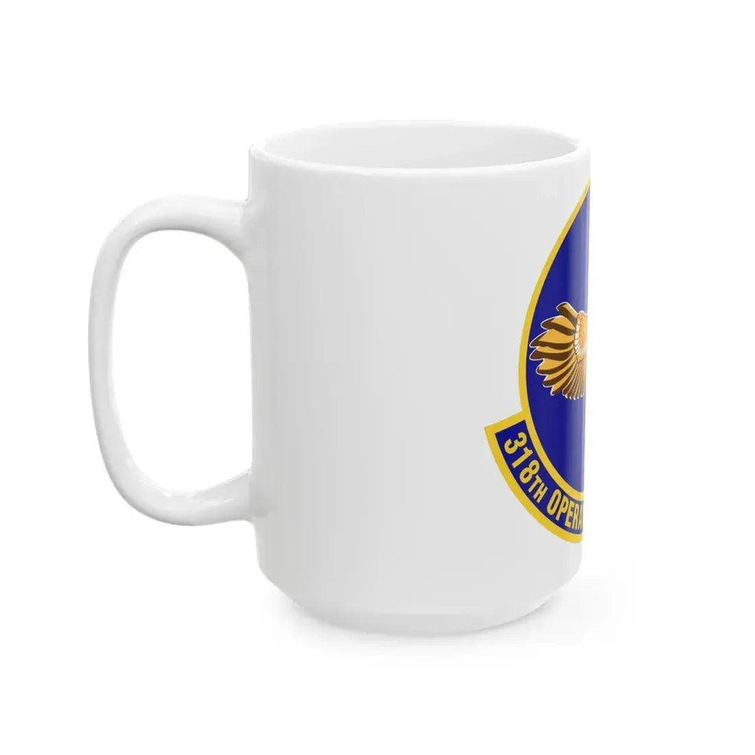 318th Operations Support Squadron (U.S. Air Force) White Coffee Mug - Go Mug Yourself