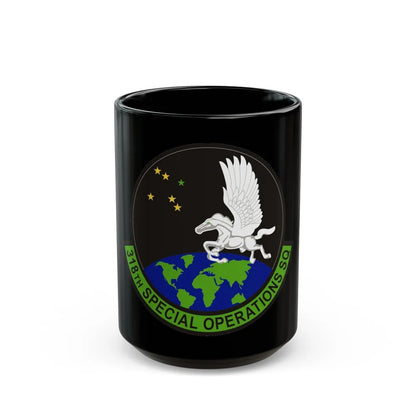 318th Special Operations Squadron (U.S. Air Force) Black Coffee Mug-15oz-Go Mug Yourself