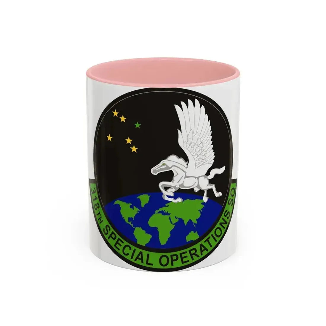 318th Special Operations Squadron (U.S. Air Force) Accent Coffee Mug 11oz Pink - Go Mug Yourself