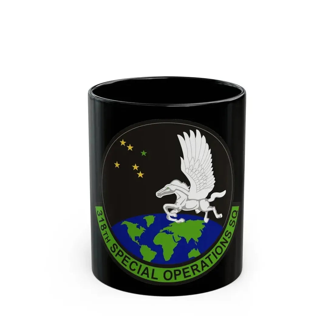318th Special Operations Squadron (U.S. Air Force) Black Coffee Mug 11oz - Go Mug Yourself