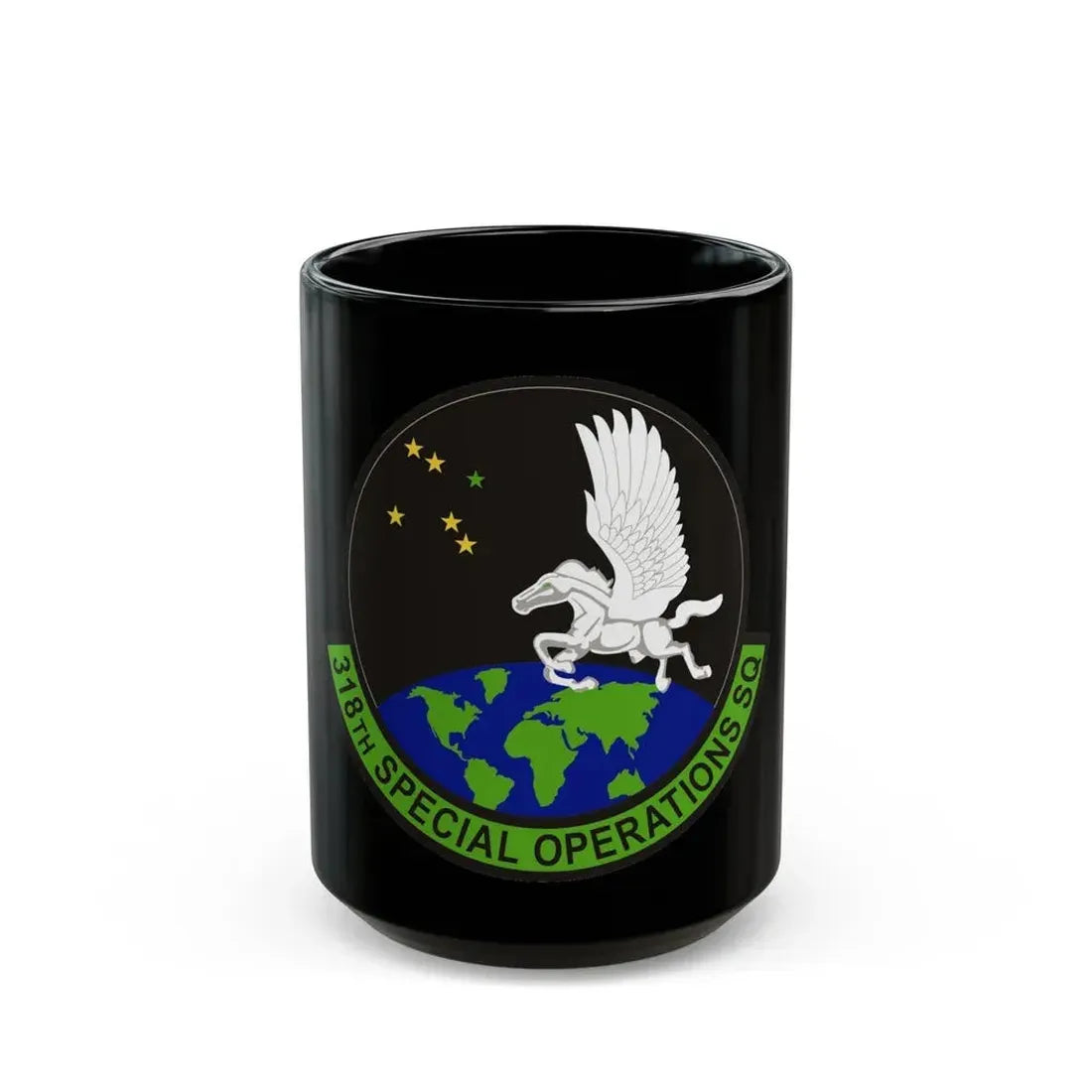 318th Special Operations Squadron (U.S. Air Force) Black Coffee Mug 15oz - Go Mug Yourself