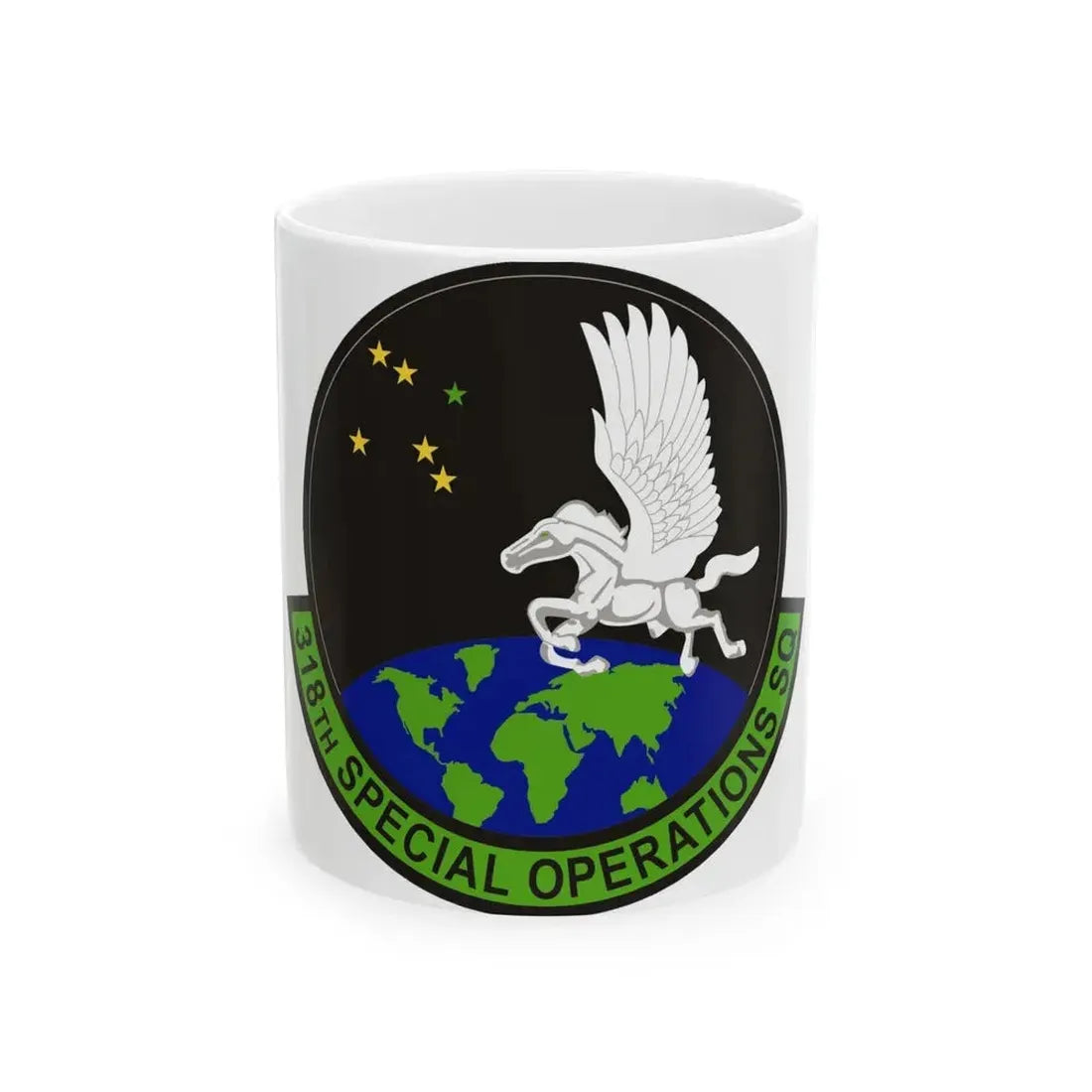 318th Special Operations Squadron (U.S. Air Force) White Coffee Mug 11oz - Go Mug Yourself